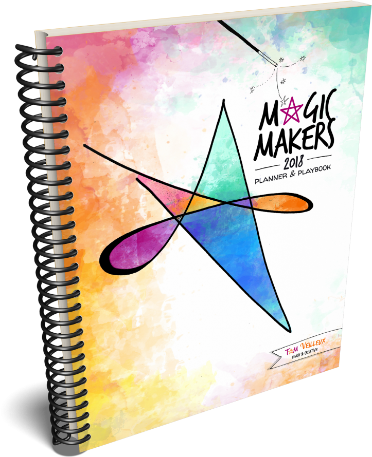 Colorful Planner Notebook Clipart2018 PNG