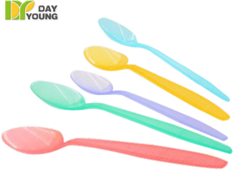 Colorful Plastic Spoons PNG