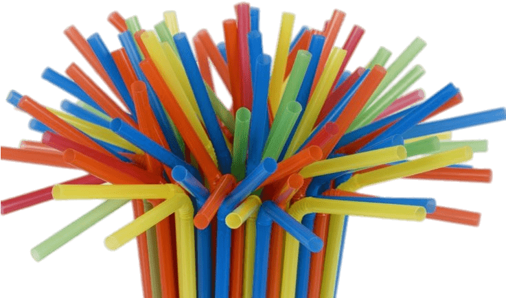 Download Colorful Plastic Straws Bundle