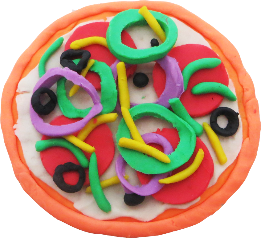 Download Colorful Playdough Pizza Creation | Wallpapers.com