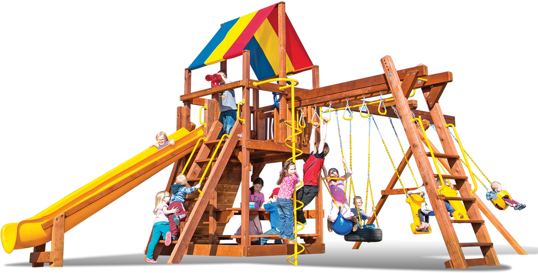Colorful Playground Activity Center PNG