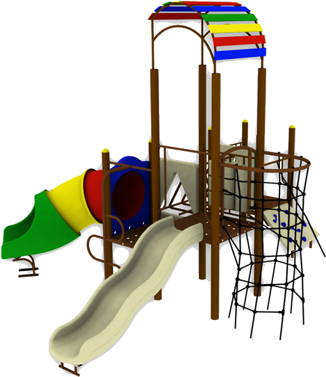 Colorful Playground Equipment PNG