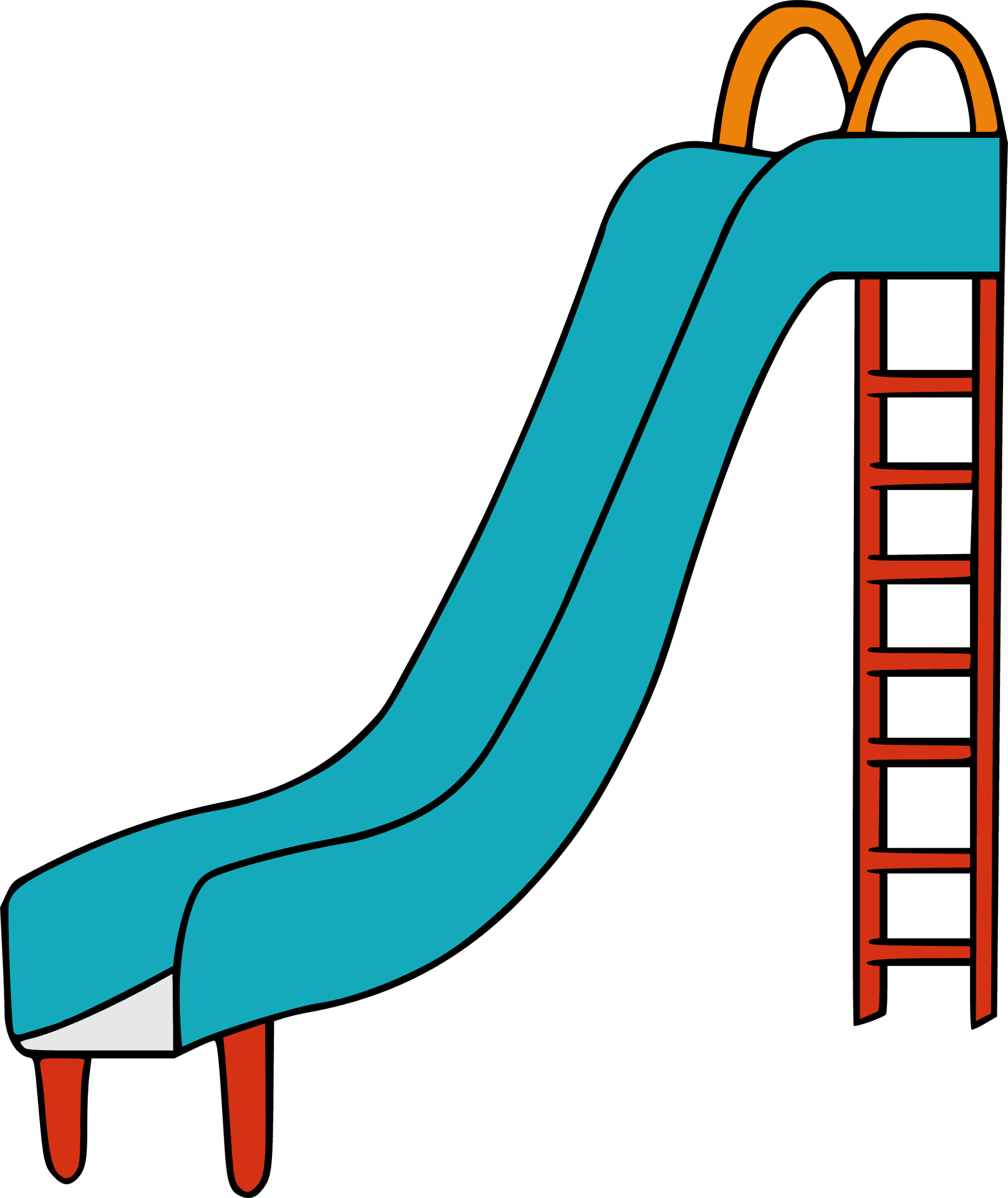 Colorful Playground Slide PNG