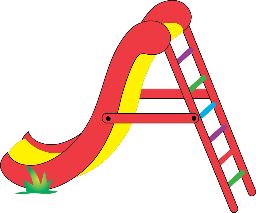 Colorful Playground Slide PNG