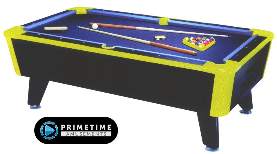 Colorful Pool Table Setup PNG