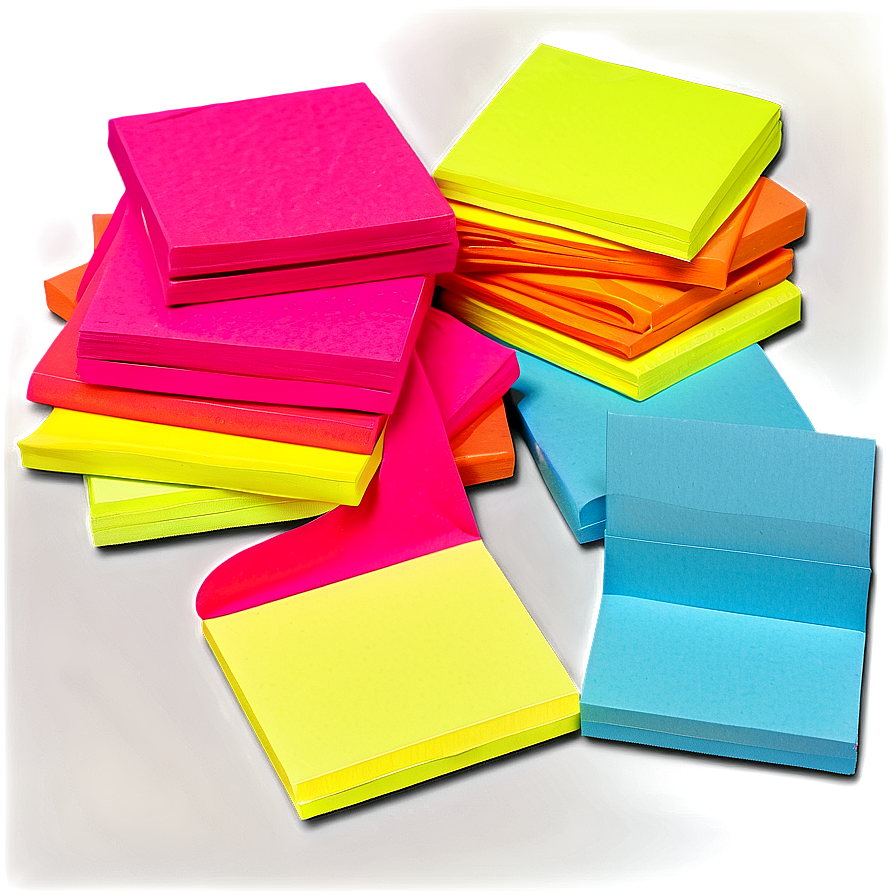 Colorful Post It Notes Png Fdt PNG