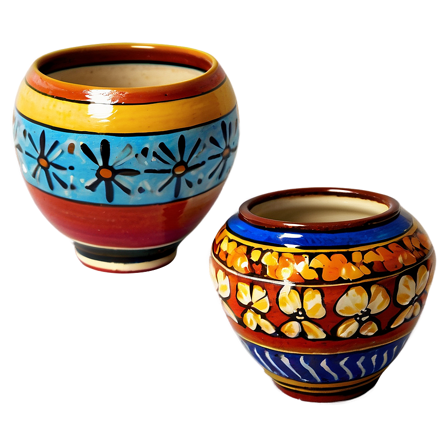 Colorful Pottery Creations Png Kto PNG