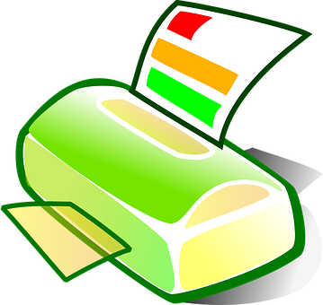 Colorful Printer Icon PNG