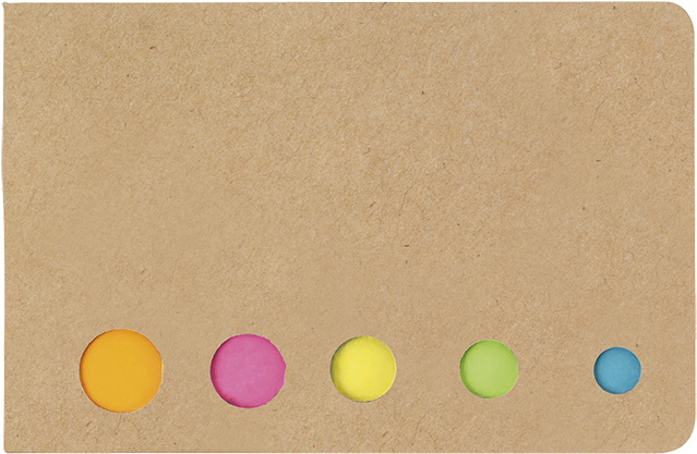 Colorful Pushpinson Note Paper Background PNG