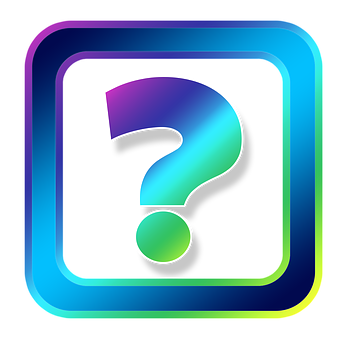 Colorful Question Mark Icon PNG