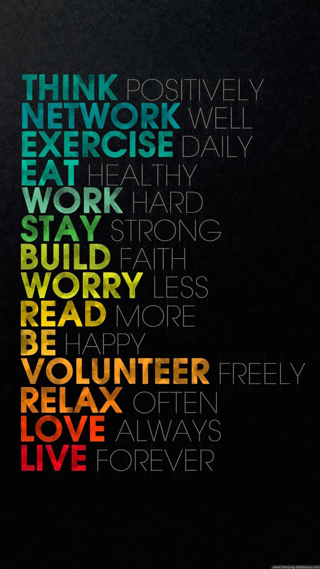 Colorful Quotes Typography Motivational Iphone Wallpaper
