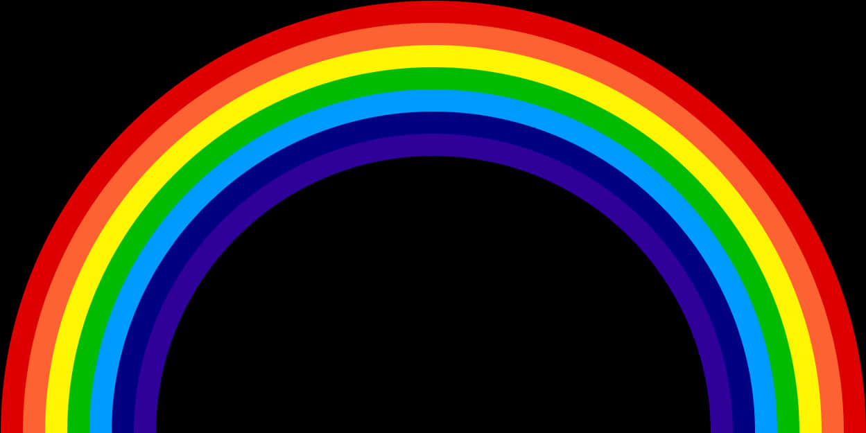 Colorful Rainbow Artwork PNG