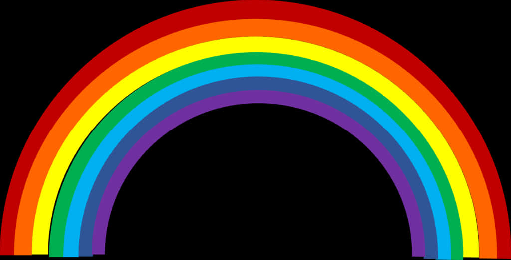 Colorful Rainbow Artwork PNG