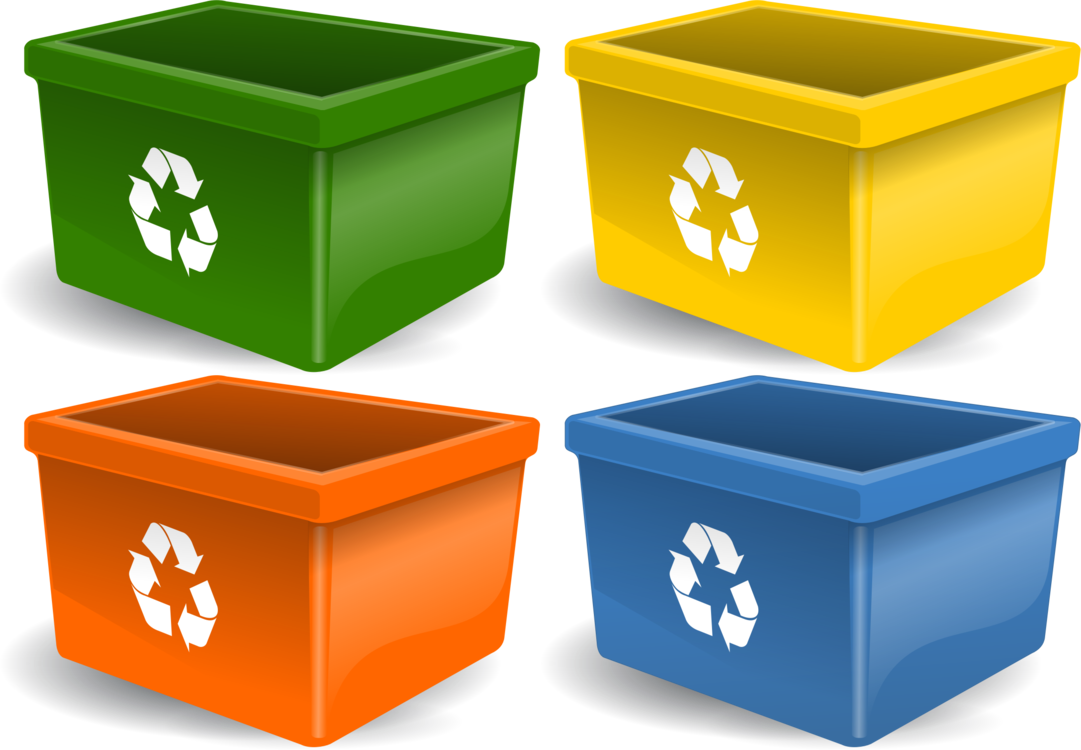 Download Colorful Recycling Bins Vector | Wallpapers.com