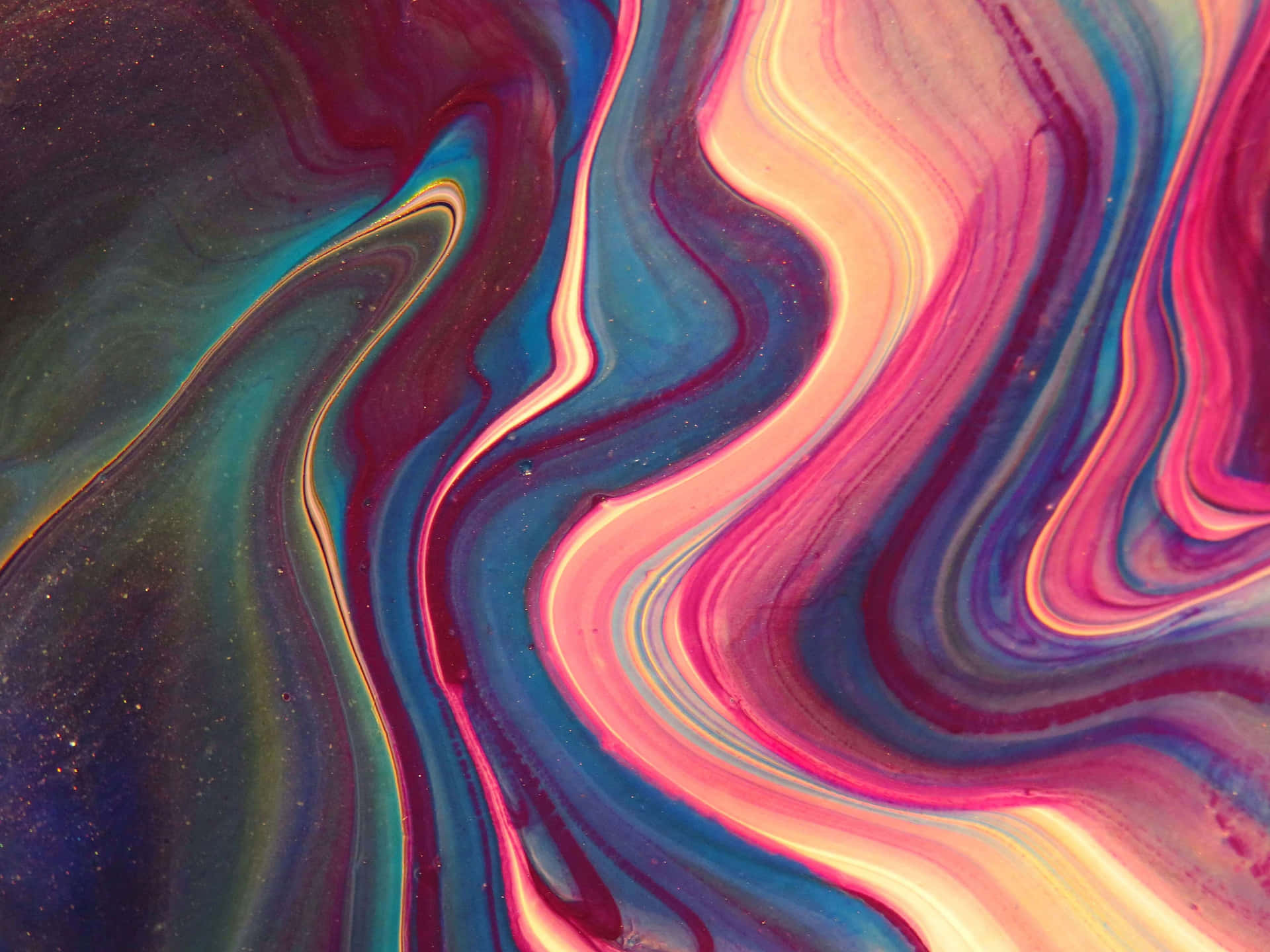 Colorful Resin Art Abstract Wallpaper