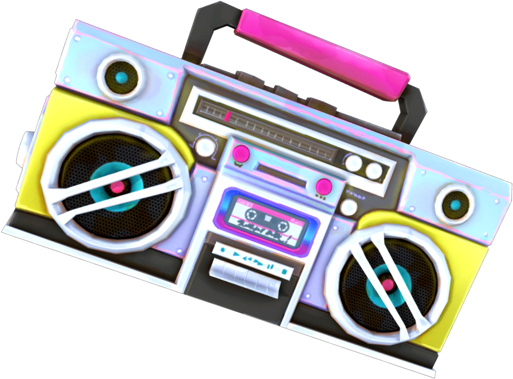 Download Colorful Retro Boombox 