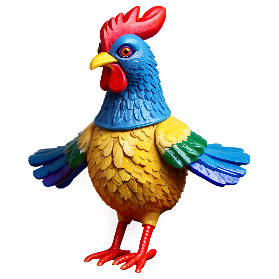 Colorful Rubber Chicken Png 06132024 PNG