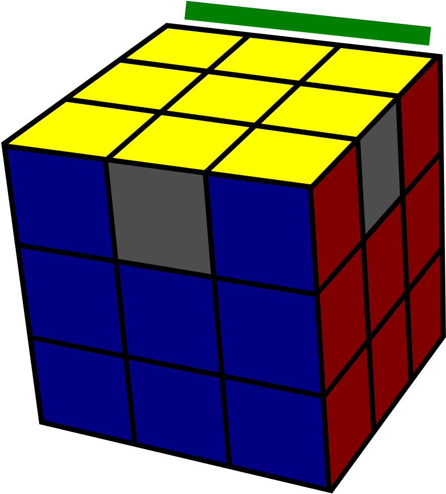 Colorful Rubiks Cube Illustration PNG