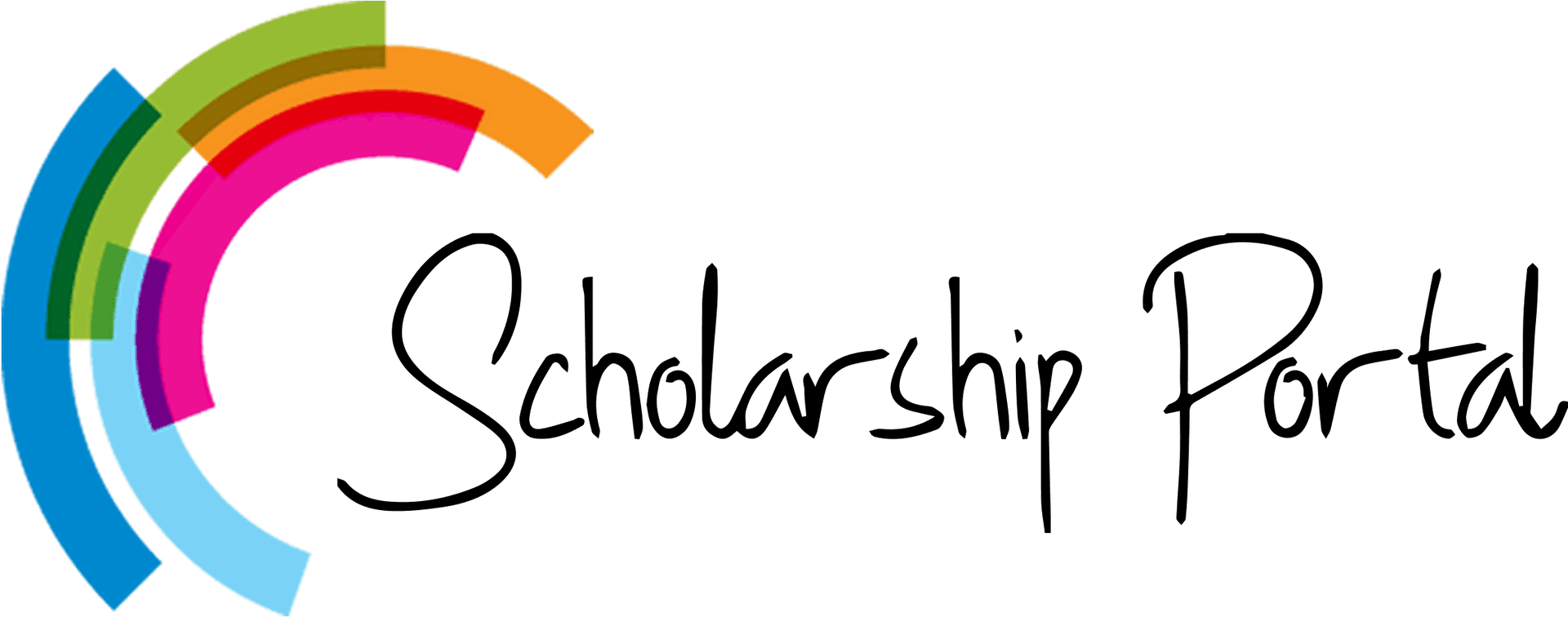 Colorful Scholarship Portal Logo PNG