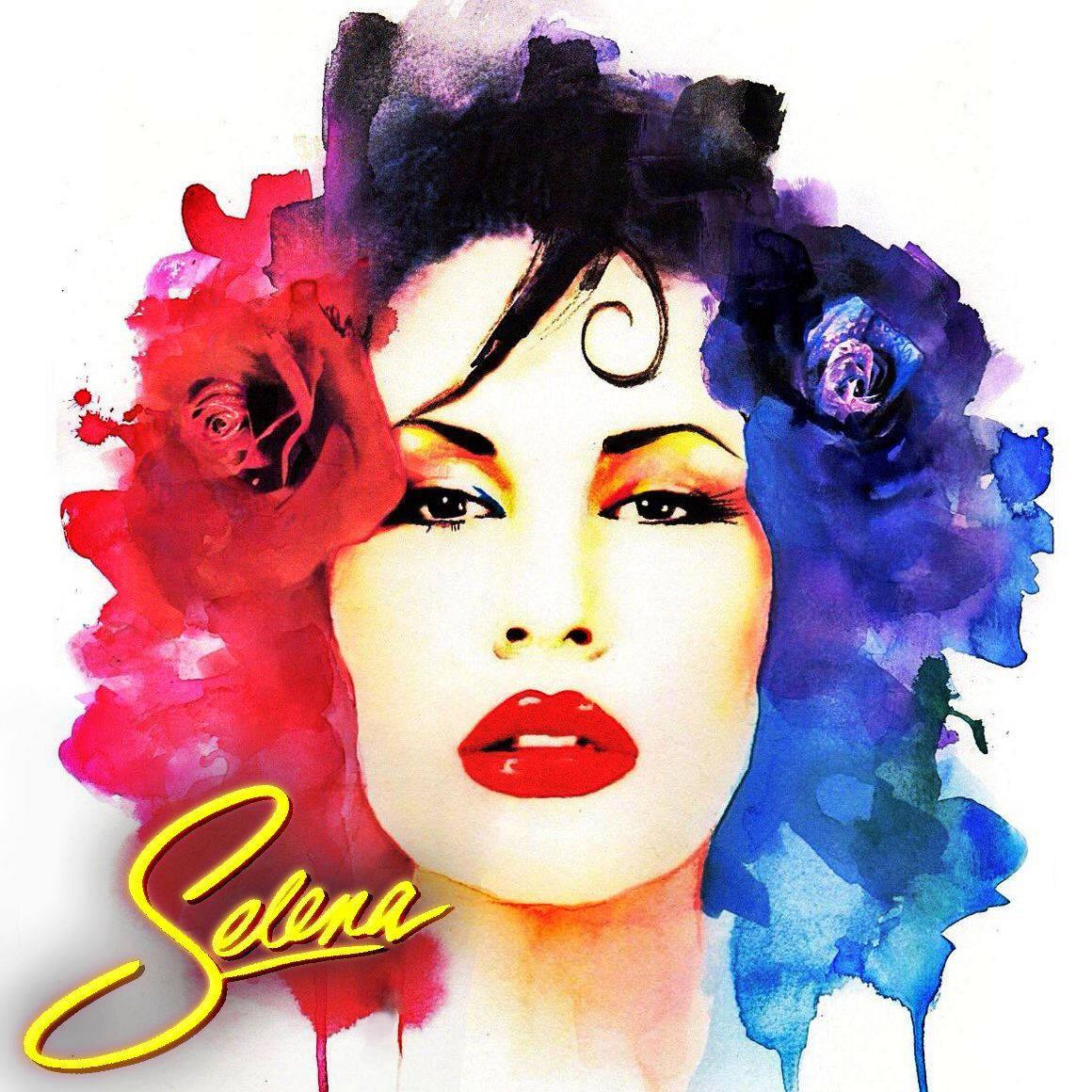 Colorful Selena Quintanilla Art Wallpaper