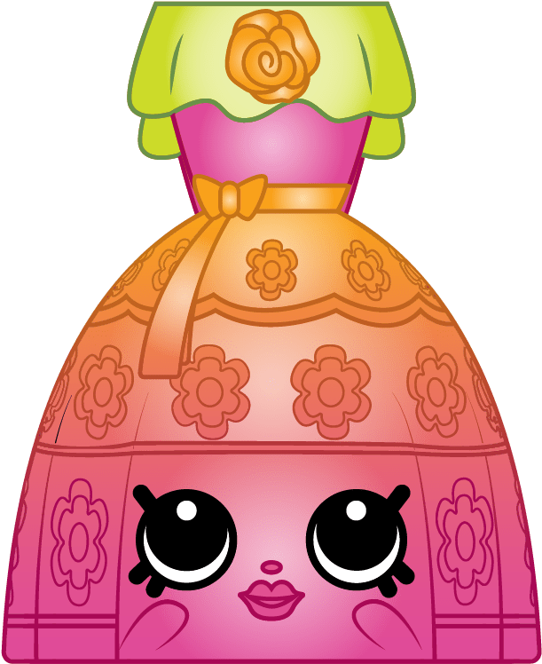 Colorful Shopkins Character PNG