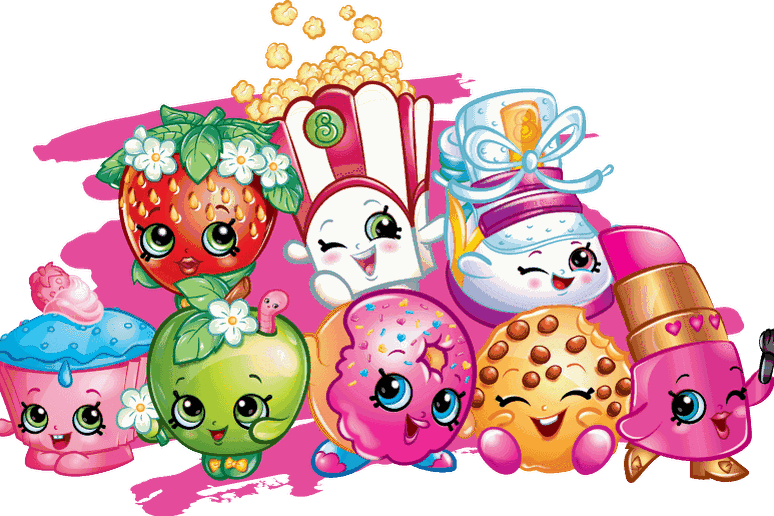 Colorful Shopkins Characters PNG