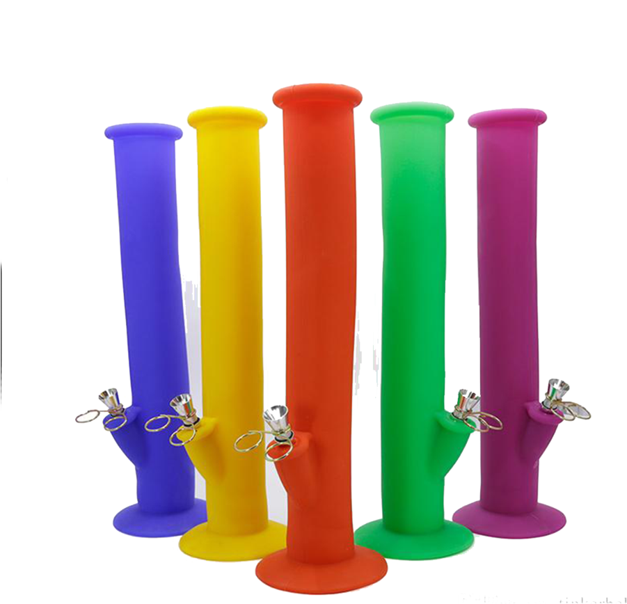 Colorful Silicone Bongs Collection PNG