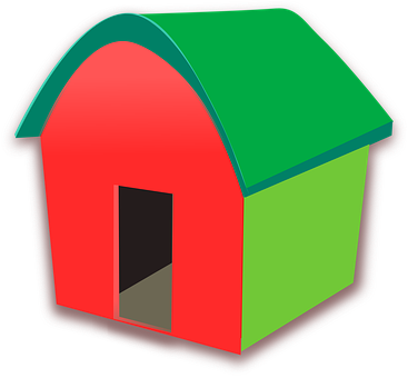 Colorful Simple Cartoon House PNG