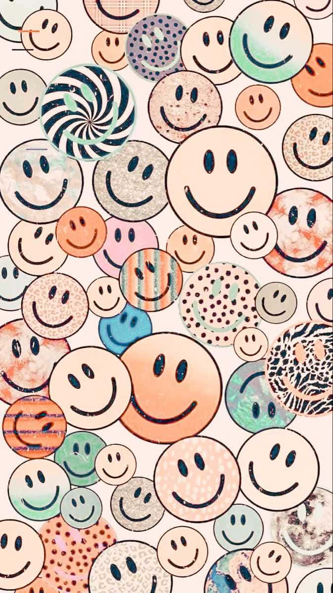Colorful_ Smiley_ Faces_ Collage.jpg Wallpaper