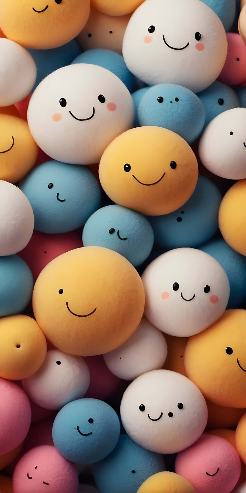 Colorful Smiling Puffy Balls.jpg Wallpaper