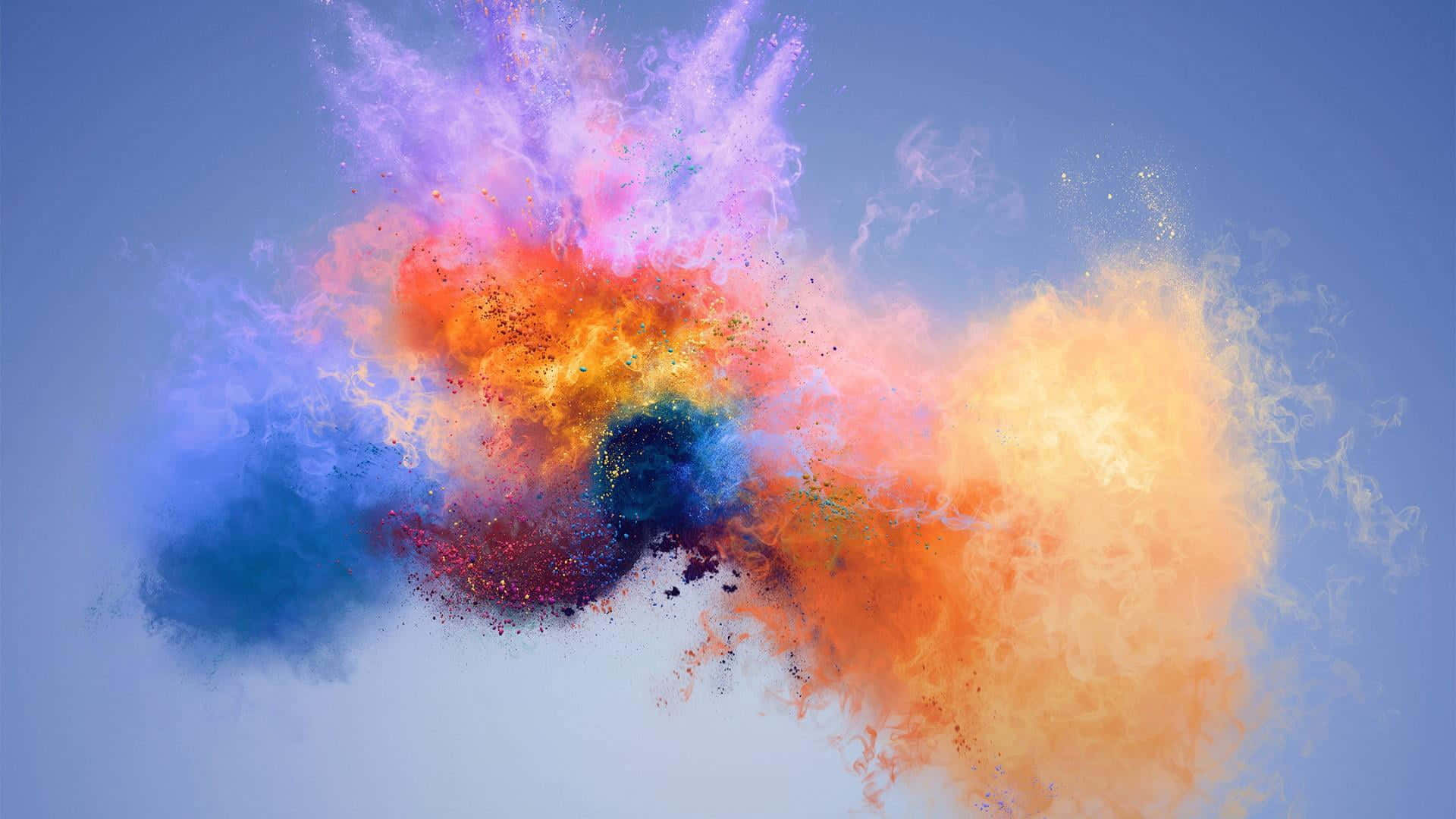 Breathe in and Take in the Colorful Smoke Wallpaper