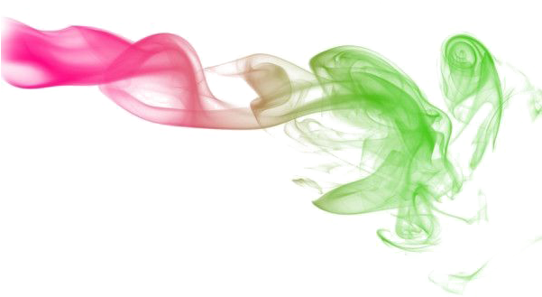 Colorful Smoke Art Effect PNG