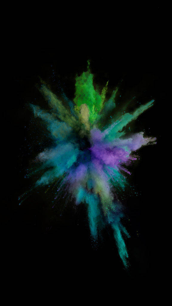 Colorful Smoke Art Iphone