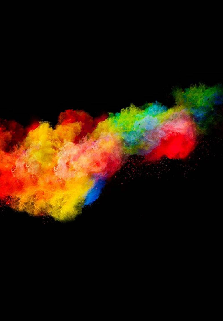 Colorful Smoke Bomb Ipad 2021 Background