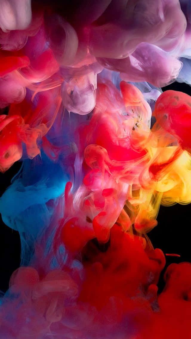 "A Colorful, Dreamy View of Smoke" Wallpaper