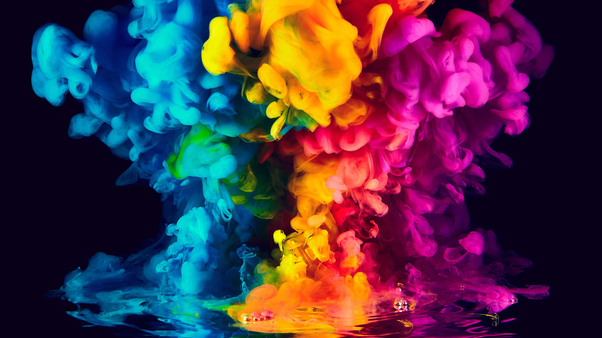 Take in the Colorful Smoke Wallpaper
