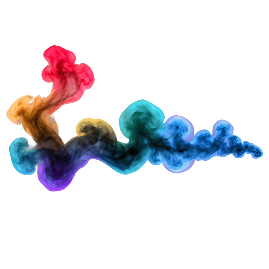 Download Colorful Smoke Effect Art Png Gro | Wallpapers.com