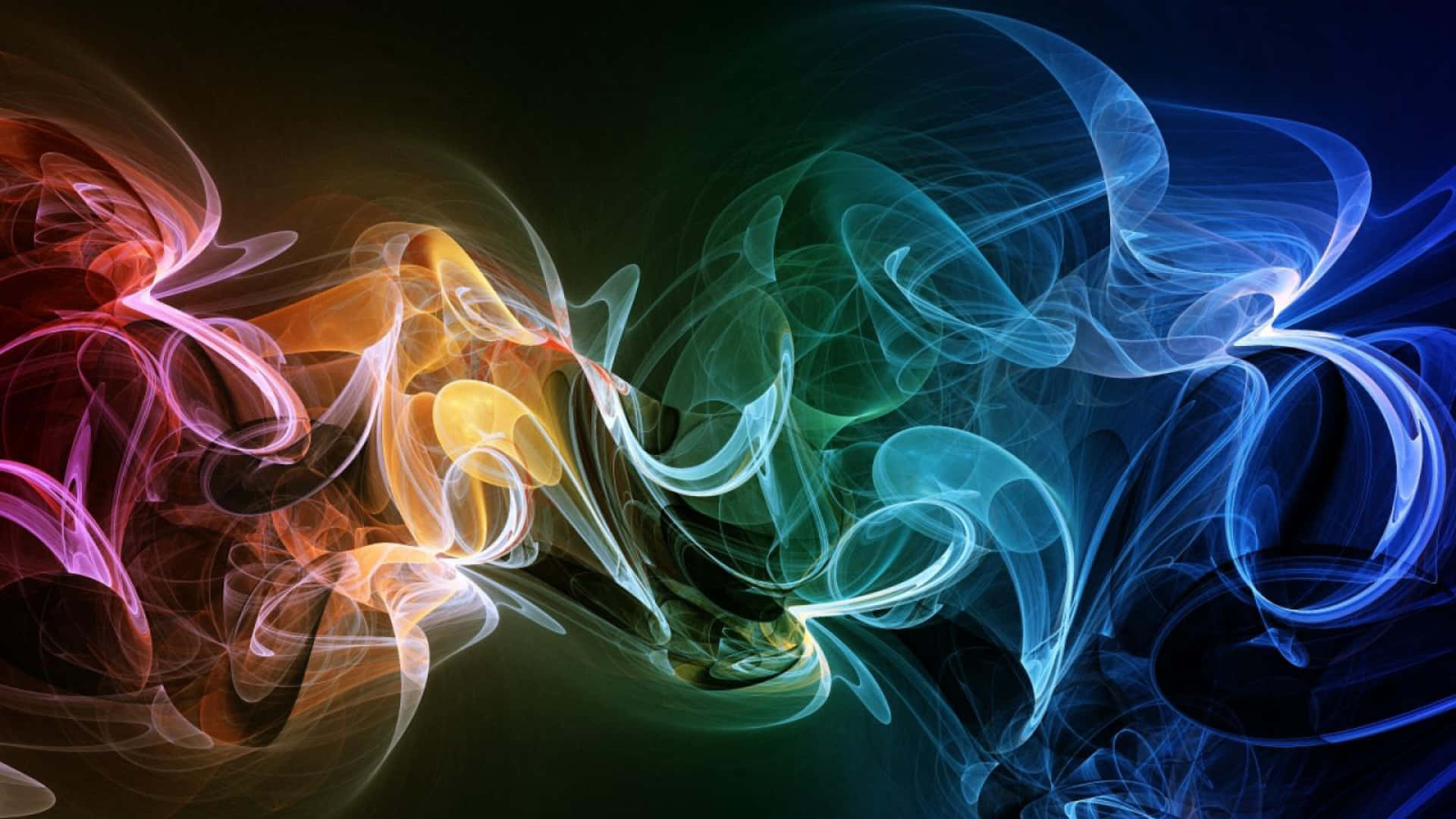 Breathe in the Colorful Smoke Wallpaper
