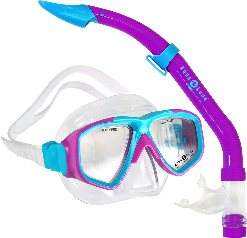 Colorful Snorkeling Gear PNG