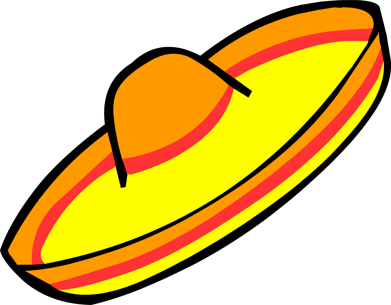 Colorful Sombrero Clipart PNG