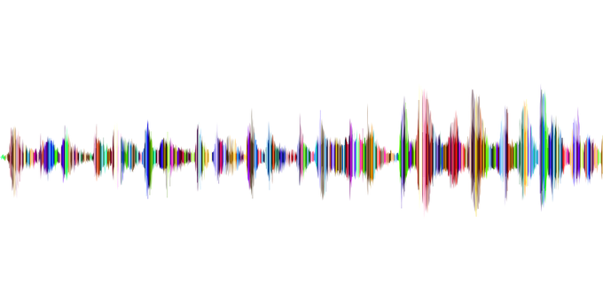 Colorful Soundwave Spectrum Visualization PNG