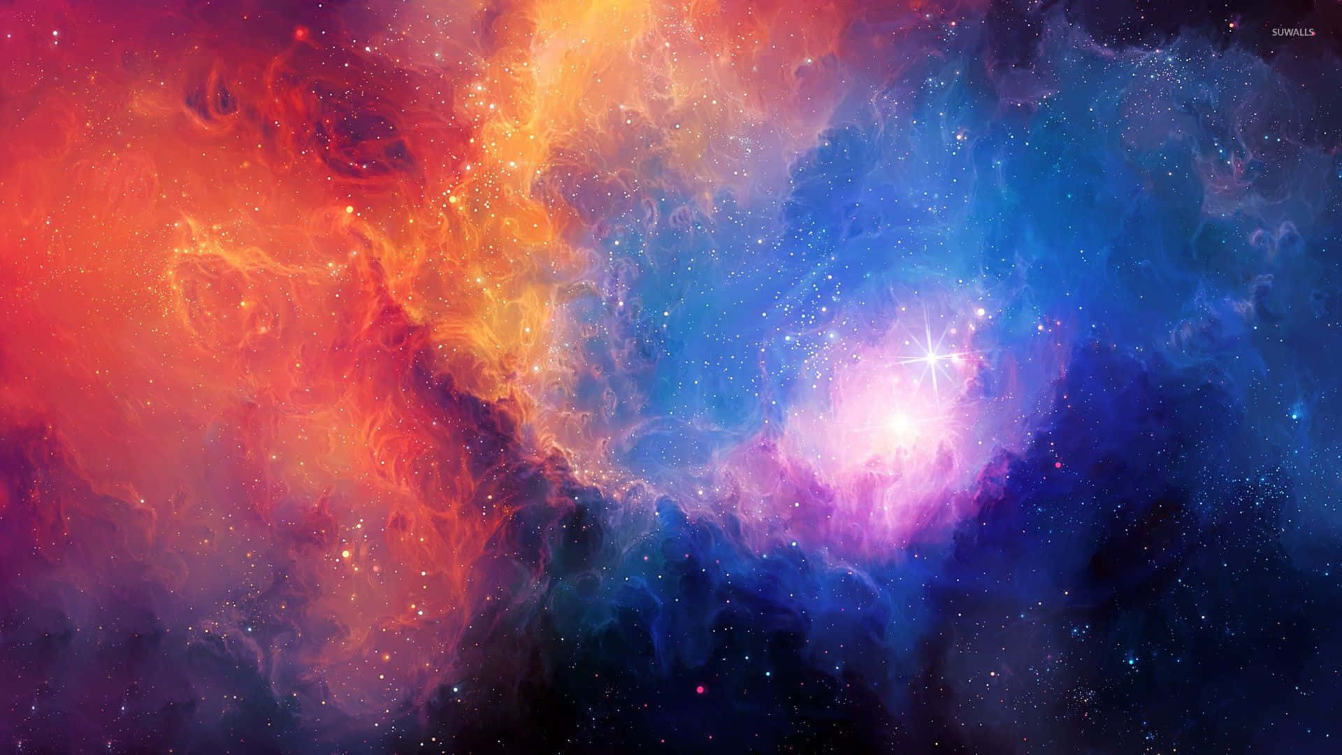Vibrantescolores Del Cosmos. Fondo de pantalla
