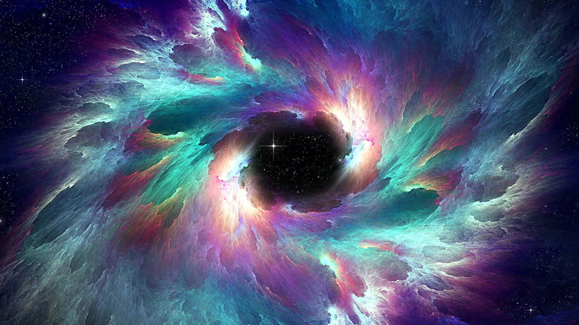Espacionebuloso Vibrante Y Colorido Fondo de pantalla