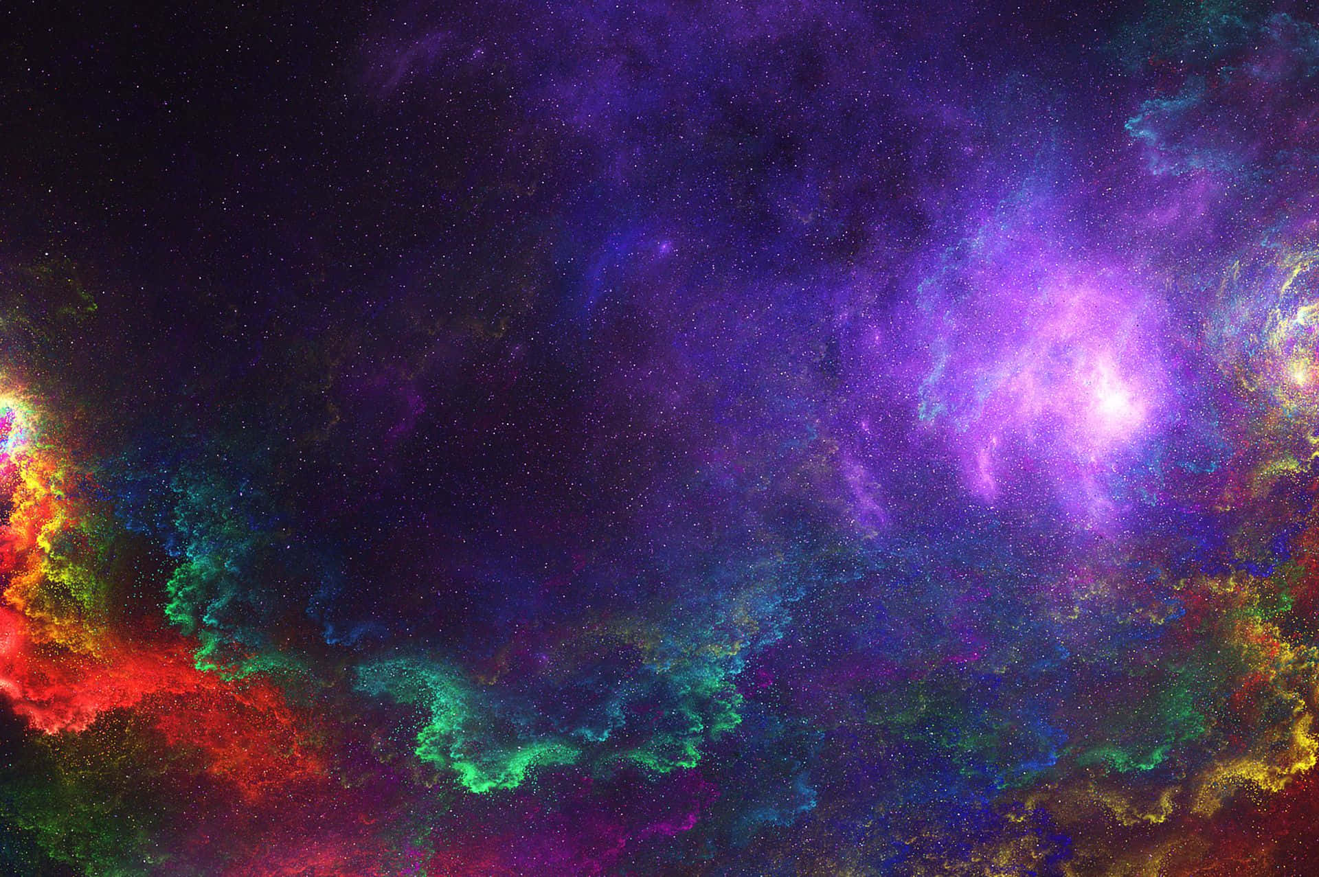 Fascinantegalaxia Espacial Colorida Fondo de pantalla