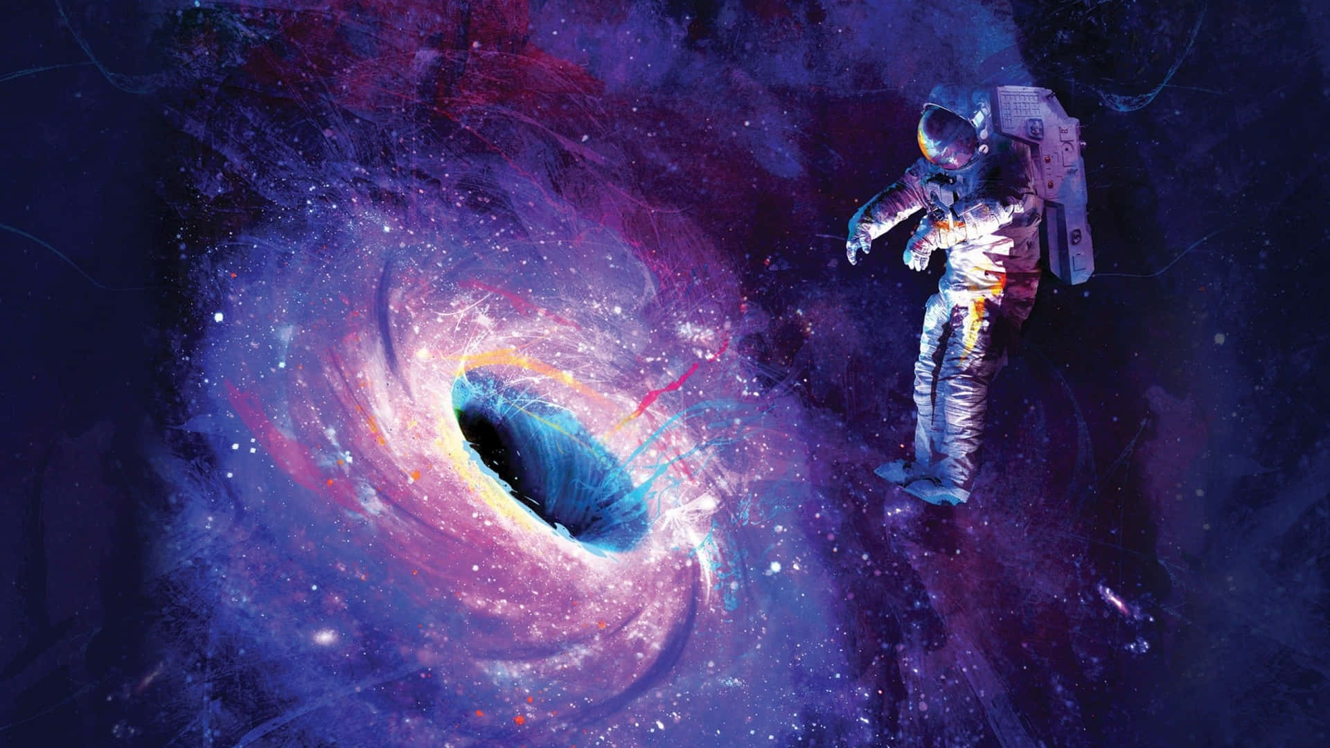 Stunning Colorful Space Nebula Wallpaper