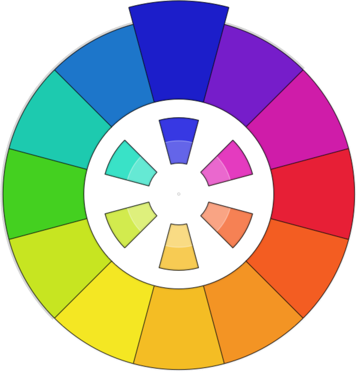 Colorful Spin Wheel Graphic PNG