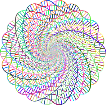 Colorful Spiral Abstract PNG