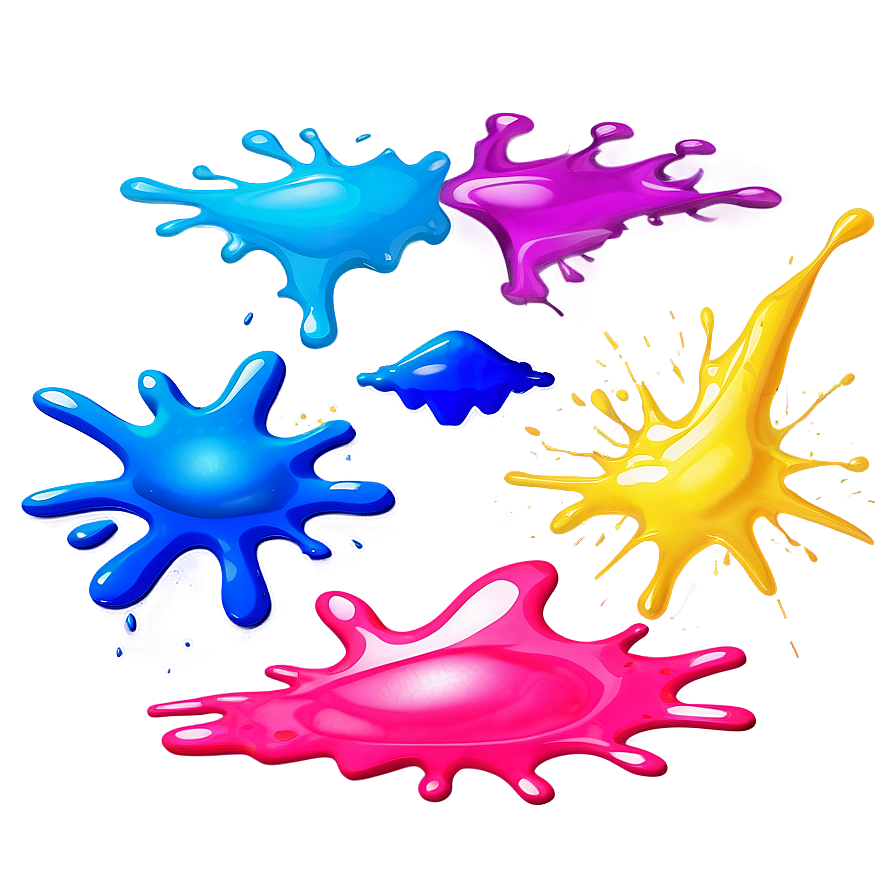 Colorful Splat Png 2 PNG