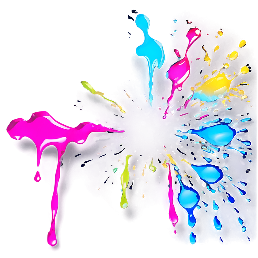 Colorful Splat Png 94 PNG