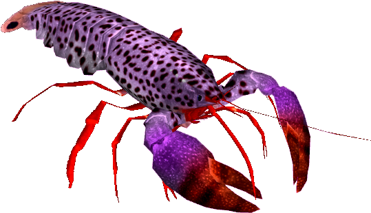 Colorful Spotted Lobster PNG